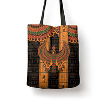 Egyptian God Horus Tote Bag Ancient Mythology Falcon Hieroglyphic Patterns