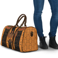 Egyptian God Horus Travel Bag Ancient Mythology Falcon Hieroglyphic Patterns