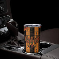 Egyptian God Horus Tumbler Cup Ancient Mythology Falcon Hieroglyphic Patterns