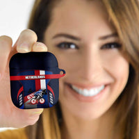 Netherlands Cycling AirPods Case Sporty Style Navy - Wonder Print Shop