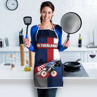Netherlands Cycling Apron Sporty Style Navy - Wonder Print Shop
