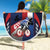 Netherlands Cycling Beach Blanket Sporty Style Navy - Wonder Print Shop
