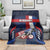 Netherlands Cycling Blanket Sporty Style Navy - Wonder Print Shop