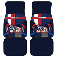 Netherlands Cycling Car Mats Sporty Style Navy - Wonder Print Shop