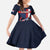 Personalized Netherlands Cycling Family Matching Mermaid Dress and Hawaiian Shirt Sporty Style Navy - Wonder Print Shop