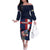 Personalized Netherlands Cycling Family Matching Off The Shoulder Long Sleeve Dress and Hawaiian Shirt Sporty Style Navy - Wonder Print Shop