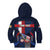 Personalized Netherlands Cycling Kid Hoodie Sporty Style Navy - Wonder Print Shop