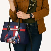 Netherlands Cycling Leather Bag Sporty Style Navy - Wonder Print Shop