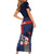 Personalized Netherlands Cycling Short Sleeve Bodycon Dress Sporty Style Navy - Wonder Print Shop