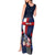 Personalized Netherlands Cycling Tank Maxi Dress Sporty Style Navy - Wonder Print Shop