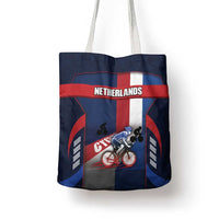 Netherlands Cycling Tote Bag Sporty Style Navy - Wonder Print Shop