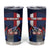 Personalized Netherlands Cycling Tumbler Cup Sporty Style Navy - Wonder Print Shop