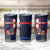 Personalized Netherlands Cycling Tumbler Cup Sporty Style Navy - Wonder Print Shop