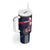 Personalized Netherlands Cycling Tumbler With Handle Sporty Style Navy - Wonder Print Shop