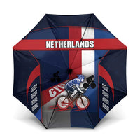 Netherlands Cycling Umbrella Sporty Style Navy - Wonder Print Shop