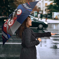 Netherlands Cycling Umbrella Sporty Style Navy - Wonder Print Shop