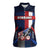 Personalized Netherlands Cycling Women Sleeveless Polo Shirt Sporty Style Navy - Wonder Print Shop