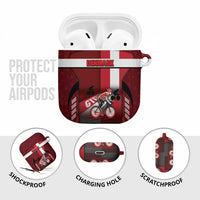 Denmark Cycling AirPods Case Sporty Style Red - Wonder Print Shop