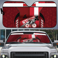 Denmark Cycling Auto Sun Shade Sporty Style Red - Wonder Print Shop