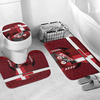 Denmark Cycling Bathroom Set Sporty Style Red - Wonder Print Shop