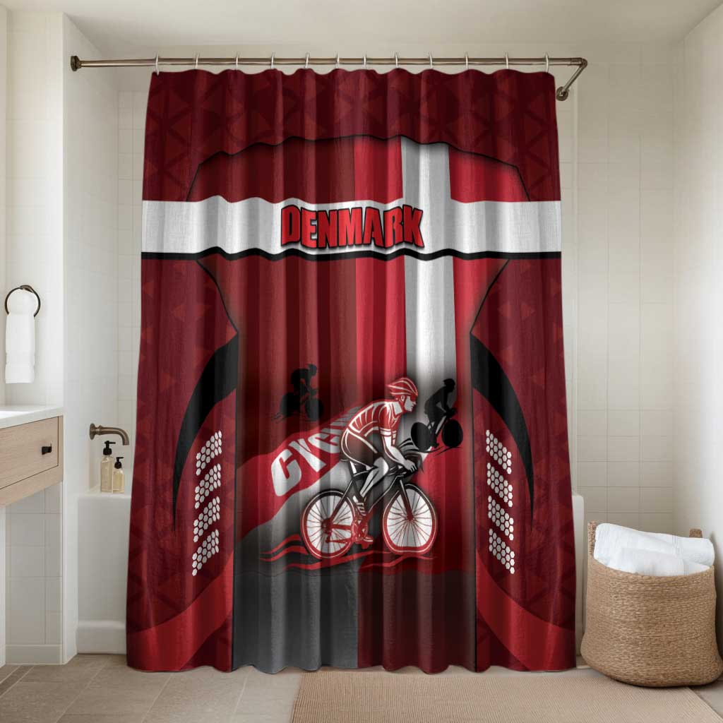 Denmark Cycling Bathroom Set Sporty Style Red - Wonder Print Shop