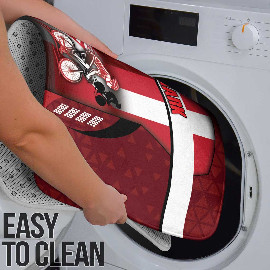 Denmark Cycling Bathroom Set Sporty Style Red - Wonder Print Shop