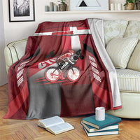 Denmark Cycling Blanket Sporty Style Red - Wonder Print Shop