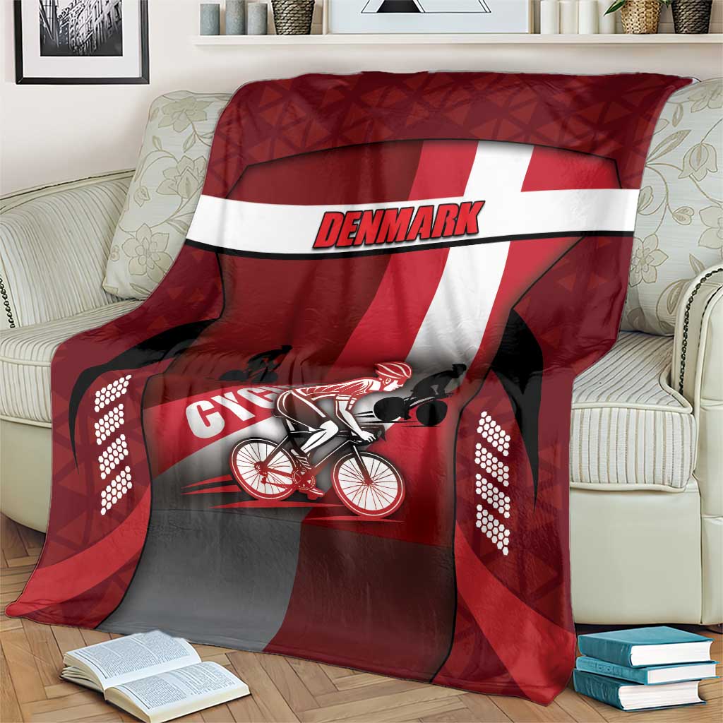 Denmark Cycling Blanket Sporty Style Red - Wonder Print Shop