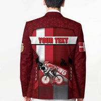 Personalized Denmark Cycling Blazer Sporty Style Red - Wonder Print Shop