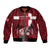 Personalized Denmark Cycling Bomber Jacket Sporty Style Red - Wonder Print Shop