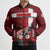 Personalized Denmark Cycling Bomber Puffer Jacket Sporty Style Red - Wonder Print Shop