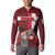 Personalized Denmark Cycling Button Sweatshirt Sporty Style Red - Wonder Print Shop