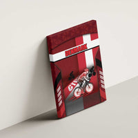 Denmark Cycling Canvas Wall Art Sporty Style Red - Wonder Print Shop