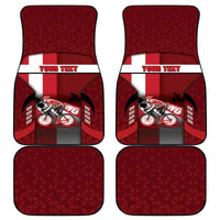 Denmark Cycling Car Mats Sporty Style Red - Wonder Print Shop