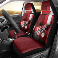 Denmark Cycling Car Seat Cover Sporty Style Red - Wonder Print Shop