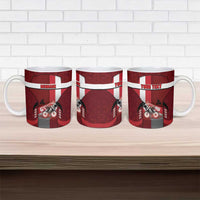 Denmark Cycling Ceramic Mug Sporty Style Red - Wonder Print Shop