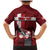 Personalized Denmark Cycling Family Matching Mermaid Dress and Hawaiian Shirt Sporty Style Red - Wonder Print Shop