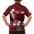 Personalized Denmark Cycling Family Matching Off The Shoulder Long Sleeve Dress and Hawaiian Shirt Sporty Style Red - Wonder Print Shop