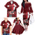 Personalized Denmark Cycling Family Matching Off The Shoulder Long Sleeve Dress and Hawaiian Shirt Sporty Style Red - Wonder Print Shop