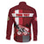 Personalized Denmark Cycling Family Matching Puletasi and Hawaiian Shirt Sporty Style Red - Wonder Print Shop