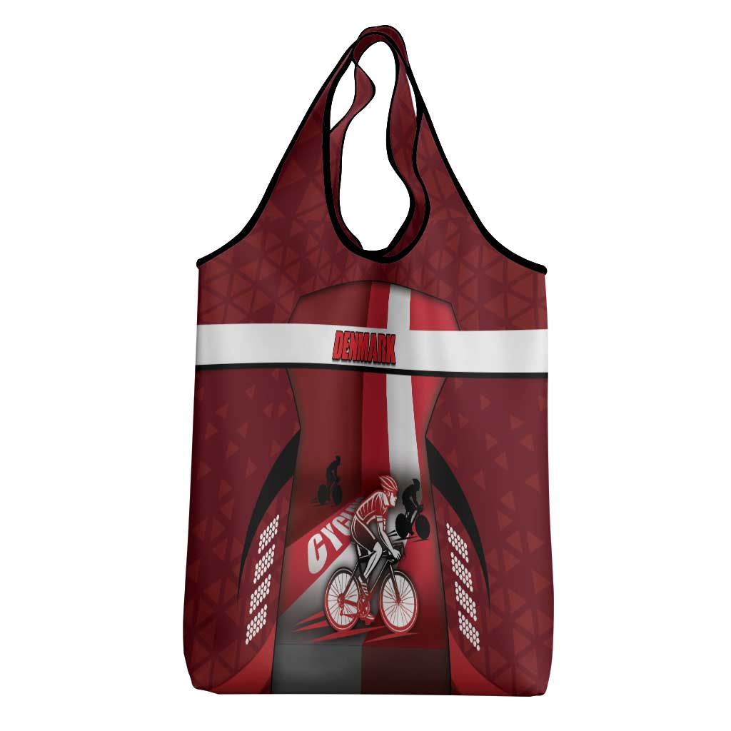 Denmark Cycling Grocery Bag Sporty Style Red - Wonder Print Shop
