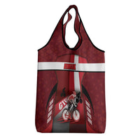 Denmark Cycling Grocery Bag Sporty Style Red - Wonder Print Shop