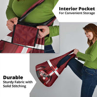 Denmark Cycling Grocery Bag Sporty Style Red - Wonder Print Shop