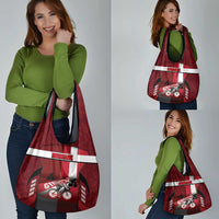 Denmark Cycling Grocery Bag Sporty Style Red - Wonder Print Shop