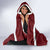Denmark Cycling Hooded Blanket Sporty Style Red - Wonder Print Shop