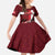 Personalized Denmark Cycling Kid Short Sleeve Dress Sporty Style Red - Wonder Print Shop
