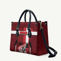 Denmark Cycling Leather Bag Sporty Style Red - Wonder Print Shop