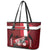 Denmark Cycling Leather Tote Bag Sporty Style Red - Wonder Print Shop