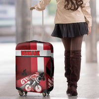 Denmark Cycling Luggage Cover Sporty Style Red - Wonder Print Shop