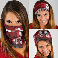 Denmark Cycling Neck Gaiter Sporty Style Red - Wonder Print Shop